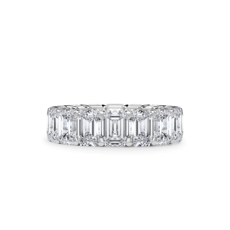 Lab Grown Diamond Emerald-Cut Eternity Band – Image 1 of 4