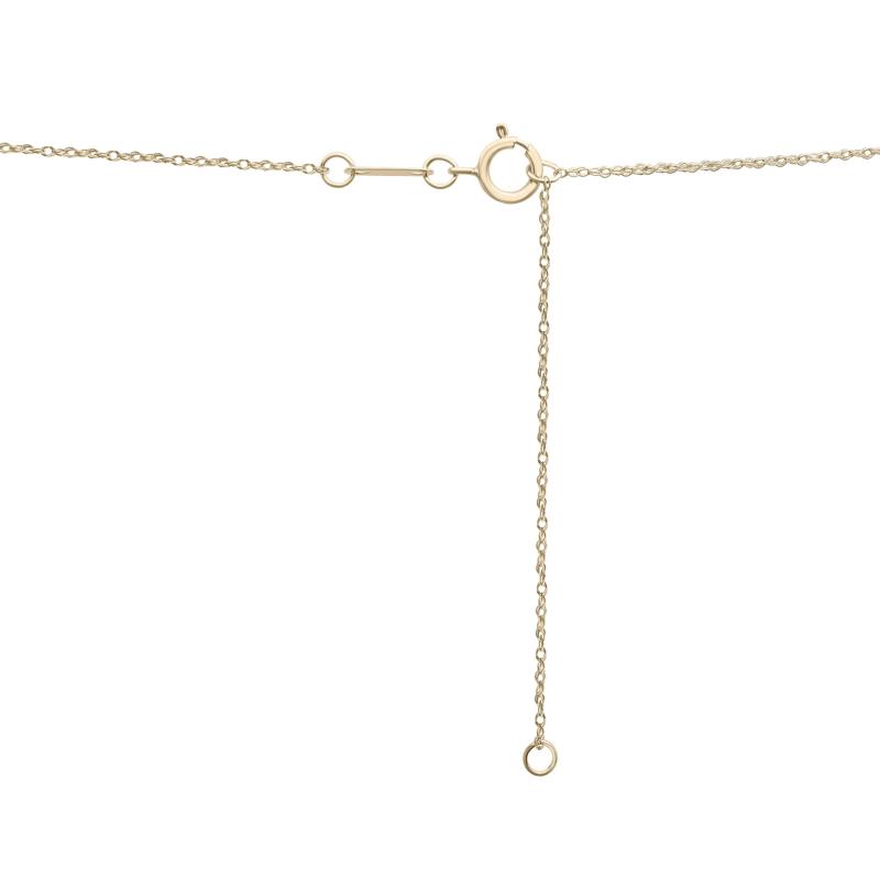 Pav&eacute; Diamond Door Knocker Pendant in 10K Yellow Gold &#40;1/4 ct. tw.&#41; – Image 4 of 4