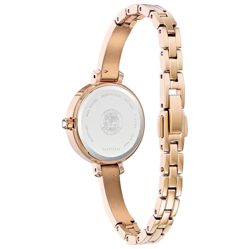 Silhouette Crystal Women&#39;s Watch in Rose Gold-Tone Ion-Plated Stainless Steel, 25mm – Image 2 of 2