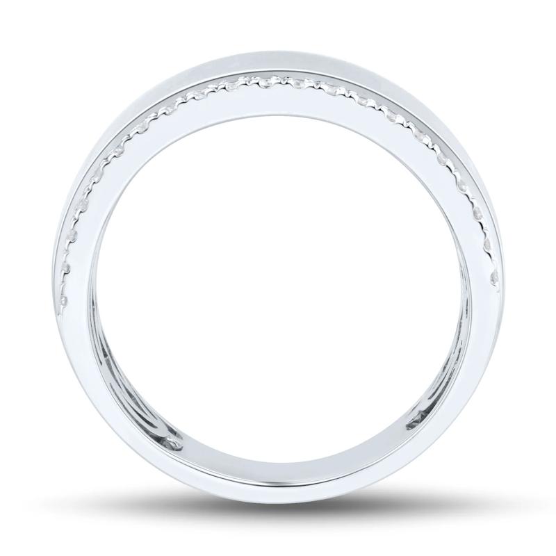 Lab Grown Diamond High Polish Band in 10K White Gold &#40;1/3 ct. tw.&#41; – Image 2 of 3