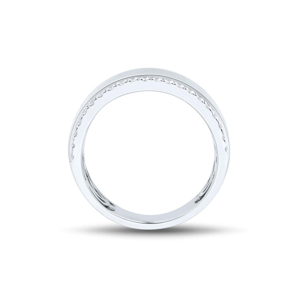 Lab Grown Diamond High Polish Band in 10K White Gold (1/3 ct. tw.) – Image 2 of 3