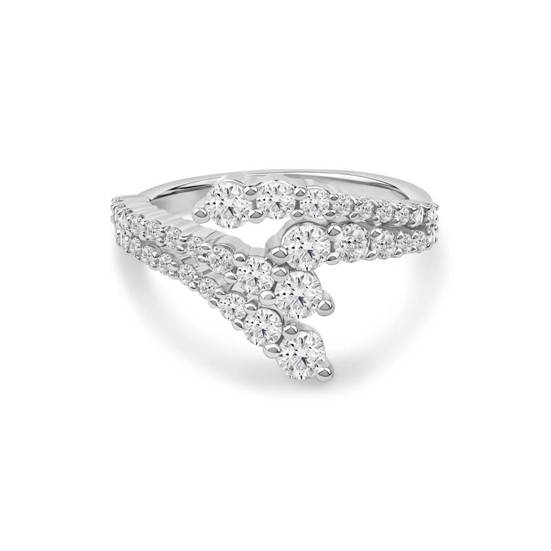 Lab Grown Diamond Ring in 10K White Gold &#40;1 1/4 ct. tw.&#41; – Image 1 of 3
