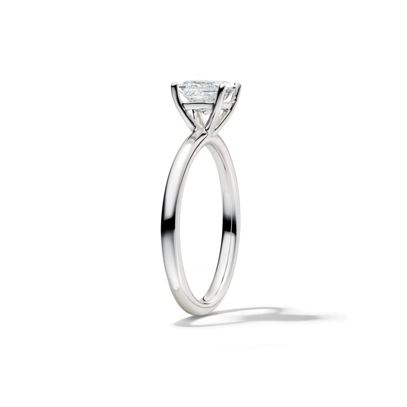Lab Grown Diamond Princess-cut Solitaire Engagement Ring in Platinum (1 ct.) – Image 3 of 4