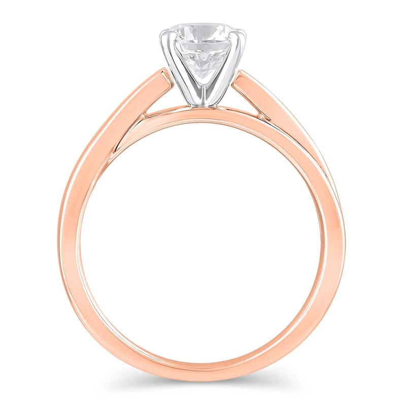 Twist Semi-Mount Engagement Ring in 14K Gold &#40;Setting Only&#41; – Image 3 of 6