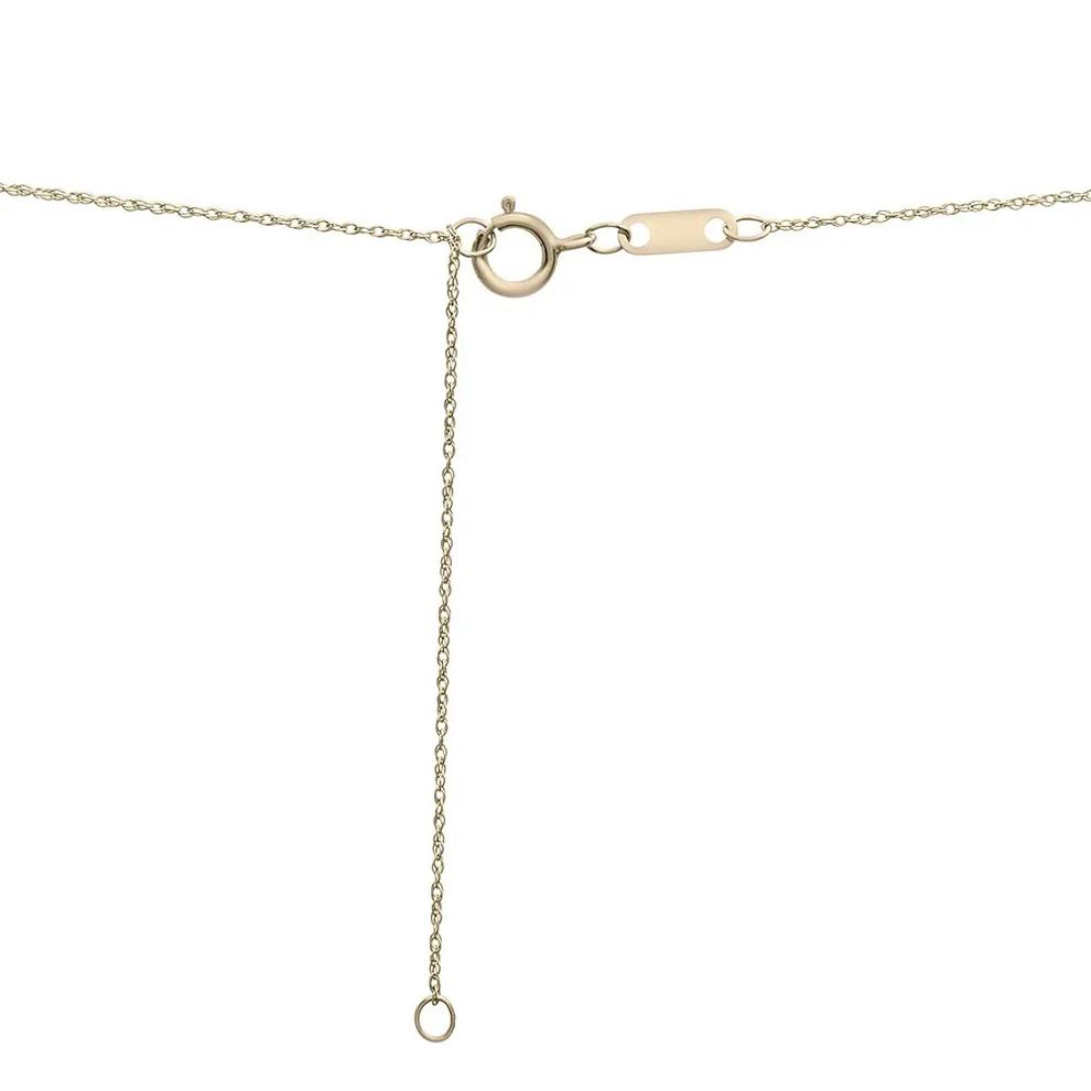 Diamond Evil Eye &amp; Cross Charm Pedant in Sterling Silver &amp; 10K Yellow Gold – Image 4 of 4