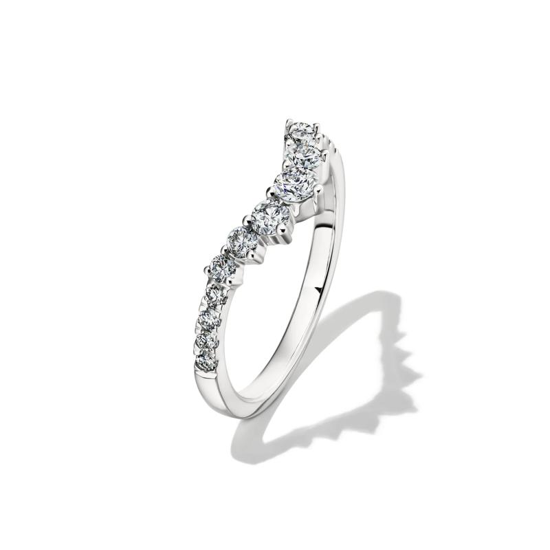 Lab Grown Diamond Contour Band in 14K White Gold &#40;1/2 ct. tw.&#41; – Image 4 of 4