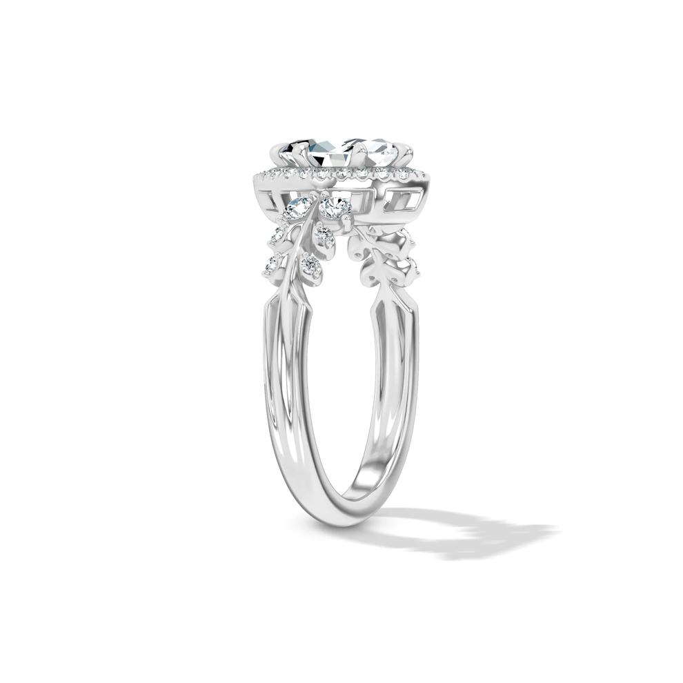 Diamond Marquise Center Halo Engagement Ring in 14K White Gold (3/4 ct. tw.) – Image 3 of 4