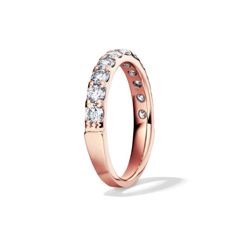 Diamond Anniversary Band in 14K Rose Gold &#40;1 ct. tw.&#41; – Image 3 of 4