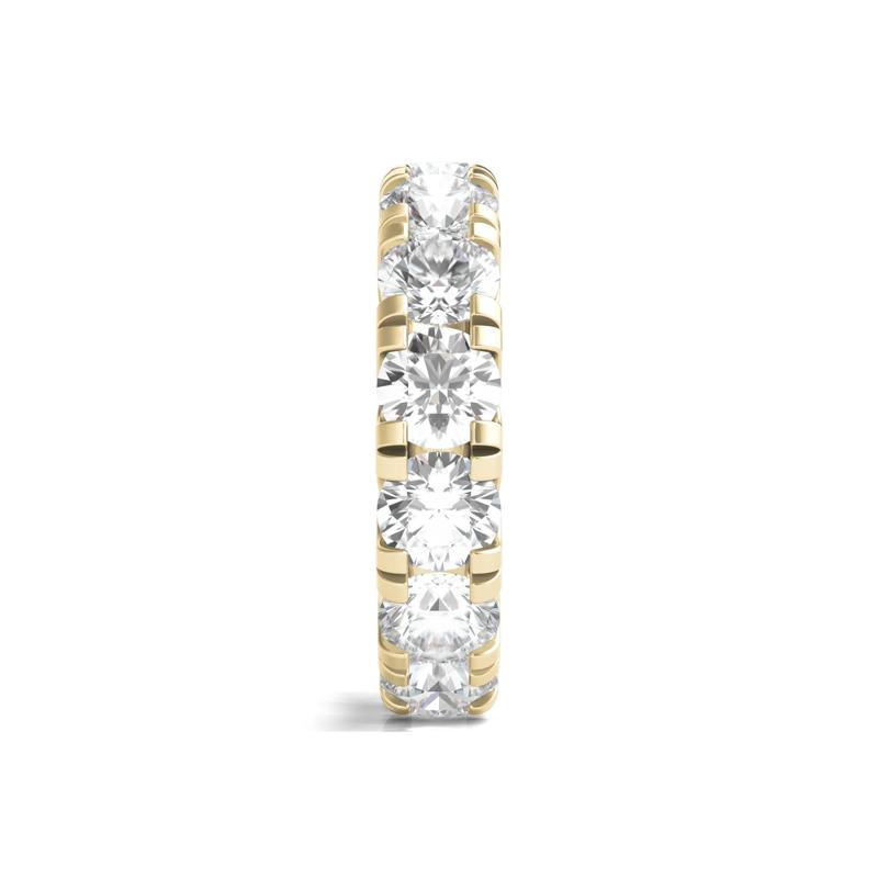 Round-Cut Diamond Eternity Band in 14k Yellow Gold &#40;7 ct. tw.&#41; – Image 3 of 3