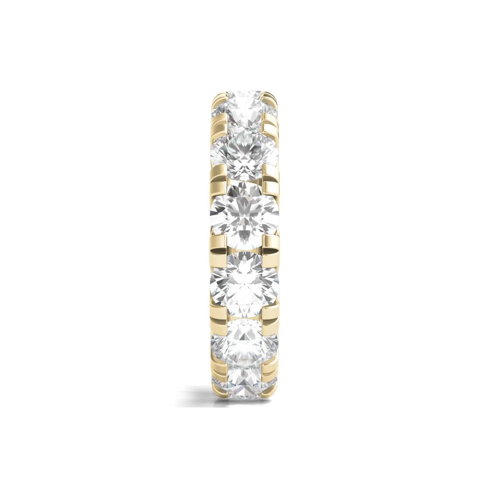 Round-Cut Diamond Eternity Band in 14k Yellow Gold (7 ct. tw.) – Image 3 of 3