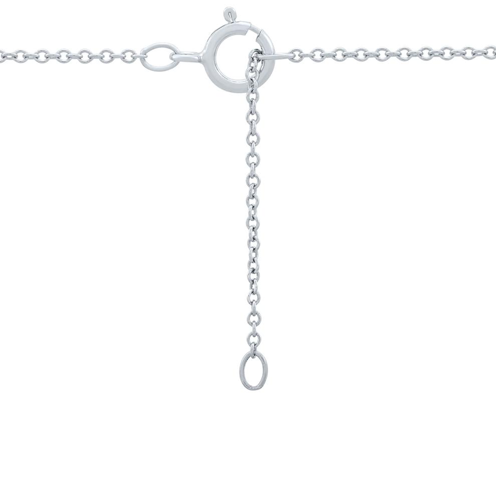 Black and White Diamond Necklace in 10K White Gold (1/2 ct. tw.) – Image 3 of 3