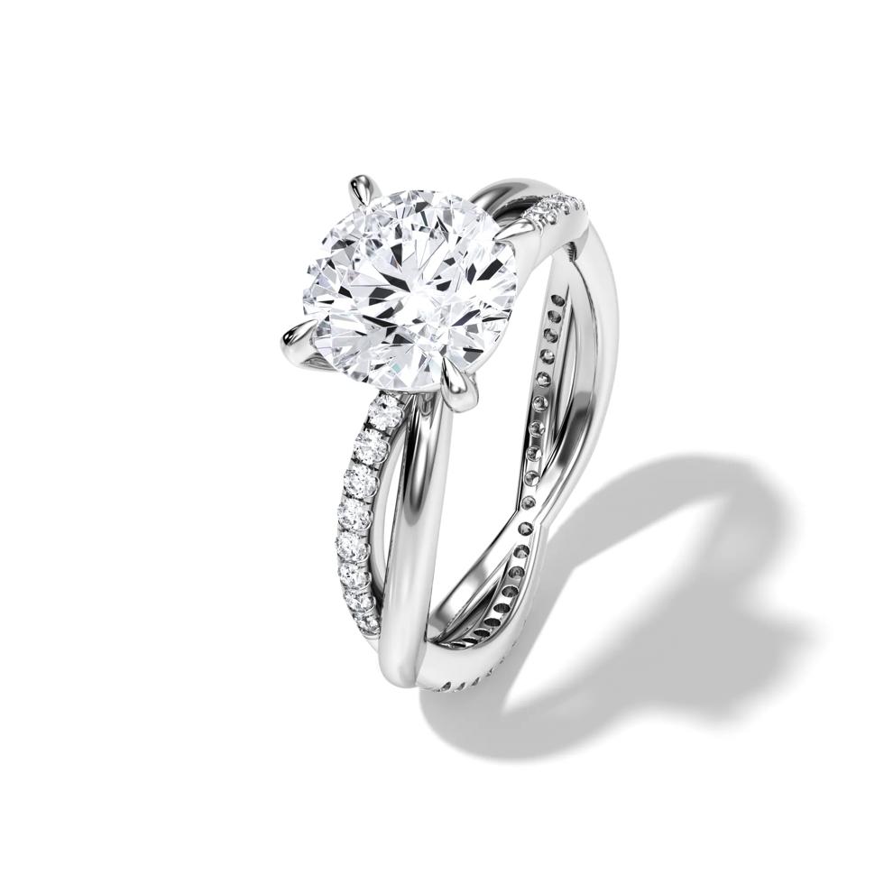 Lab Grown Diamond Engagement Ring in 14K White Gold (2 1/3 ct. tw.) – Image 4 of 4