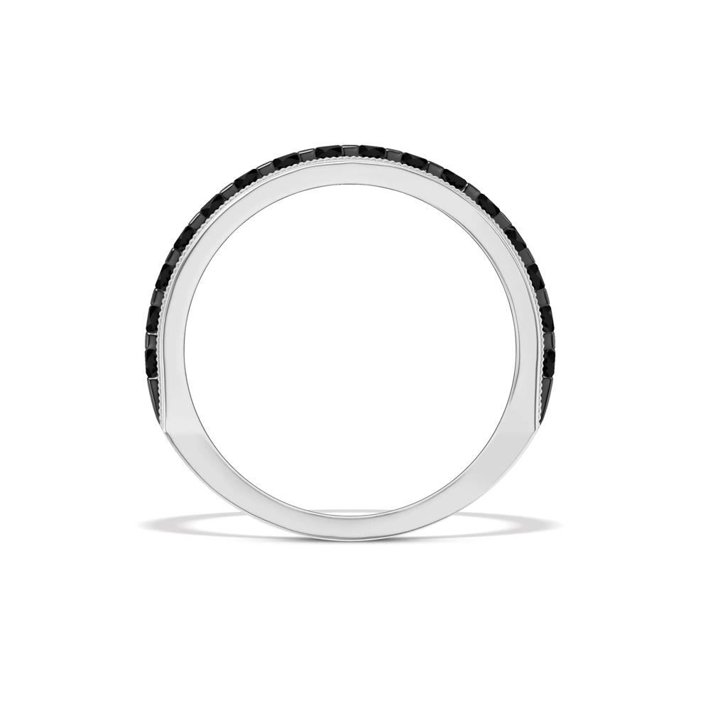 Men's Black Diamond Band in 10K White Gold (1 ct. tw.) – Image 2 of 4