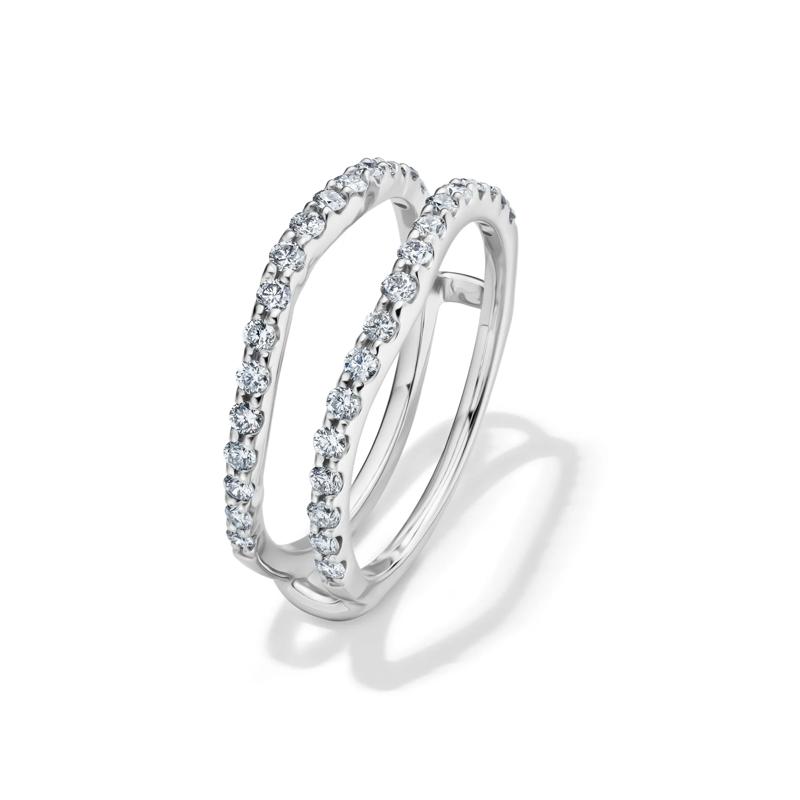 1/2 ct. tw. Diamond Ring Enhancer in 14K White Gold – Image 3 of 3