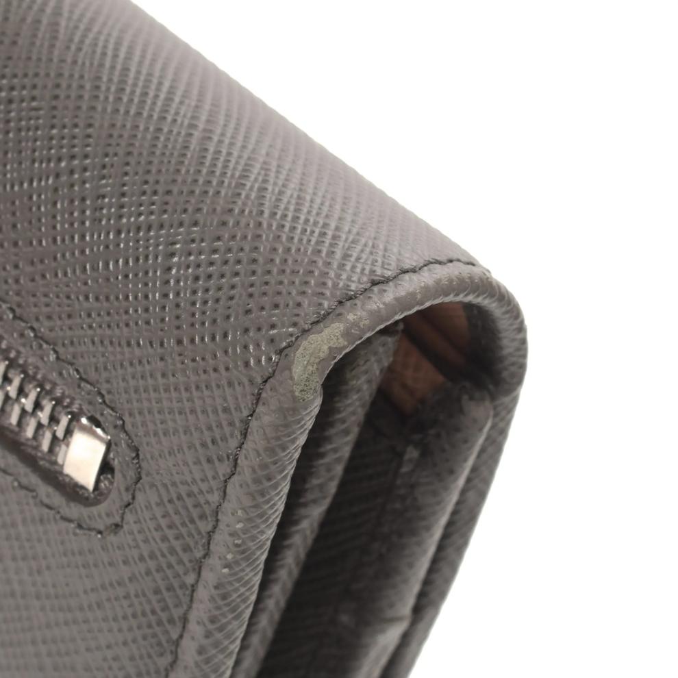 Pre-Owned Prada Saffiano Leather Snap Wallet – Image 5 of 8