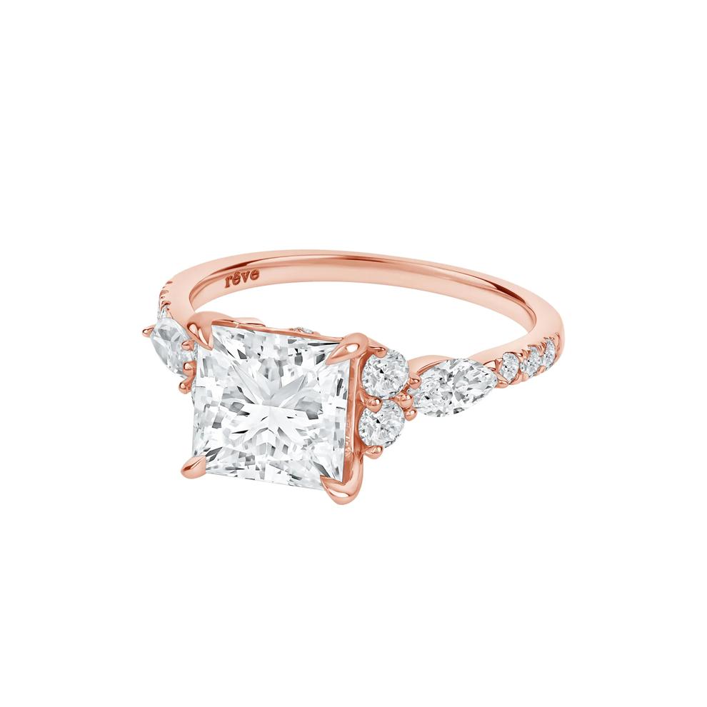 Sage Lab Grown Diamond Engagement Ring in 14K Rose Gold (3 3/4 ct. tw.) – Image 5 of 5