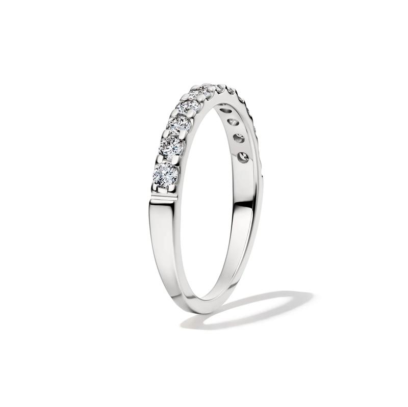 1/2 ct. tw. Lab Grown Diamond Band in 14K White Gold – Image 3 of 4