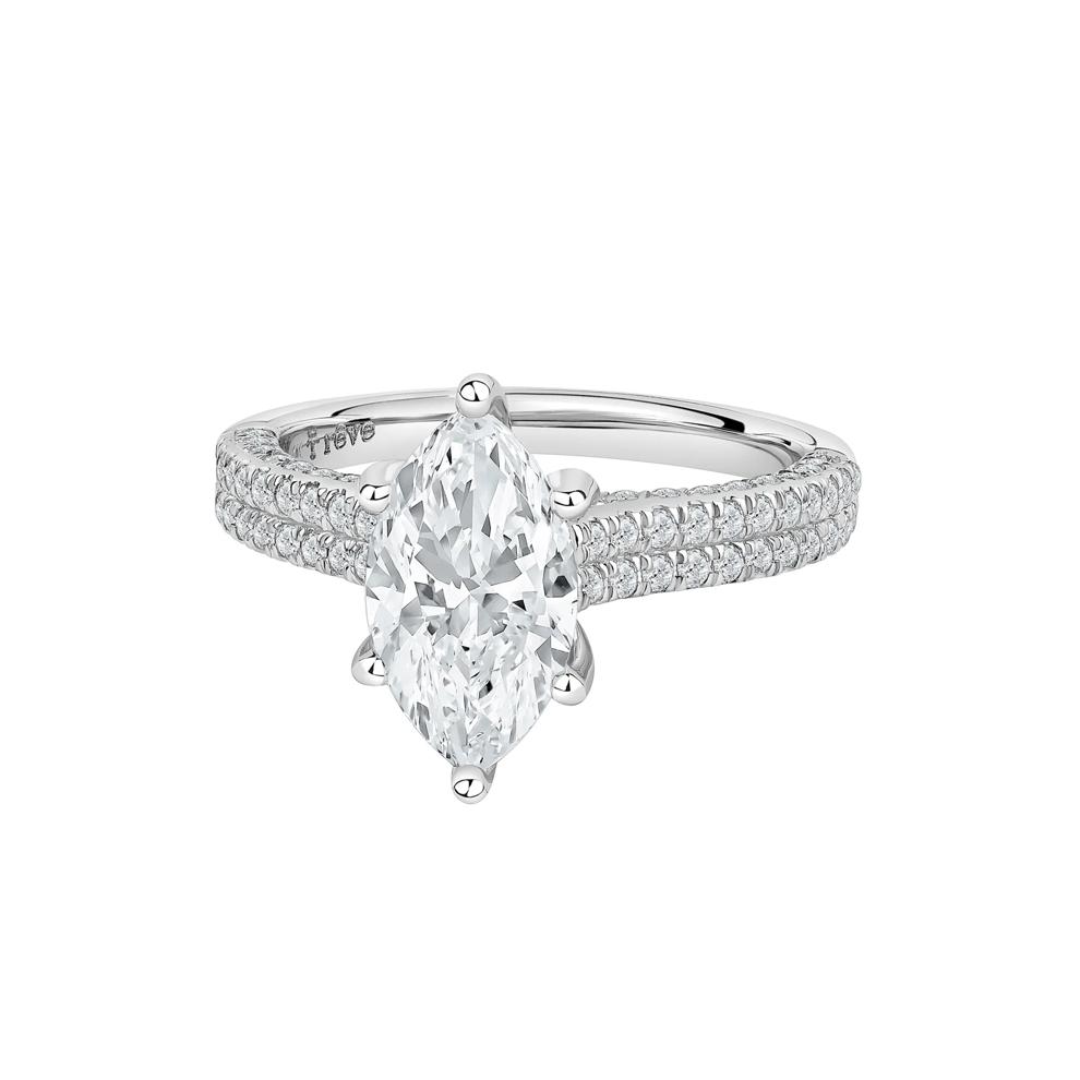 Morgan Lab Grown Diamond Engagement Ring in 14K White Gold (2 7/8 ct. tw.) – Image 4 of 5