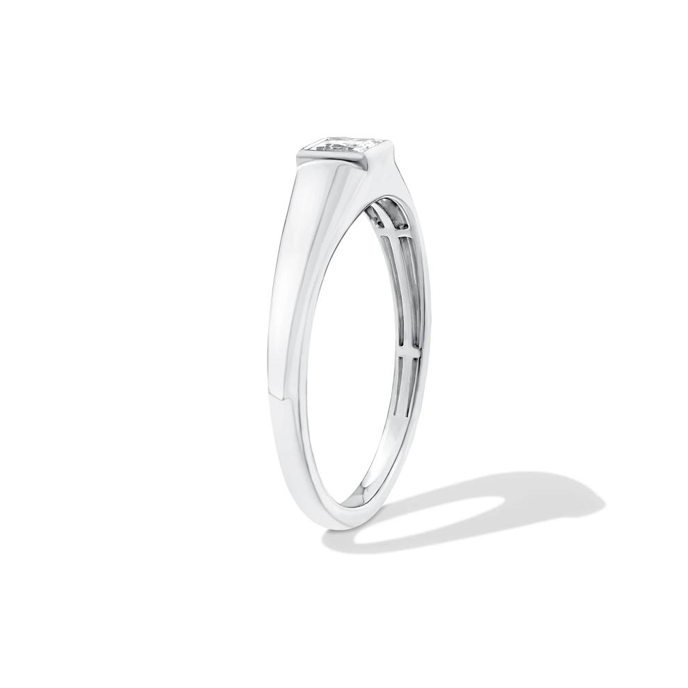 Lab Grown Diamond Princess-Cut Promise Ring in 10K White Gold (1/3 ct. tw.) – Image 3 of 4