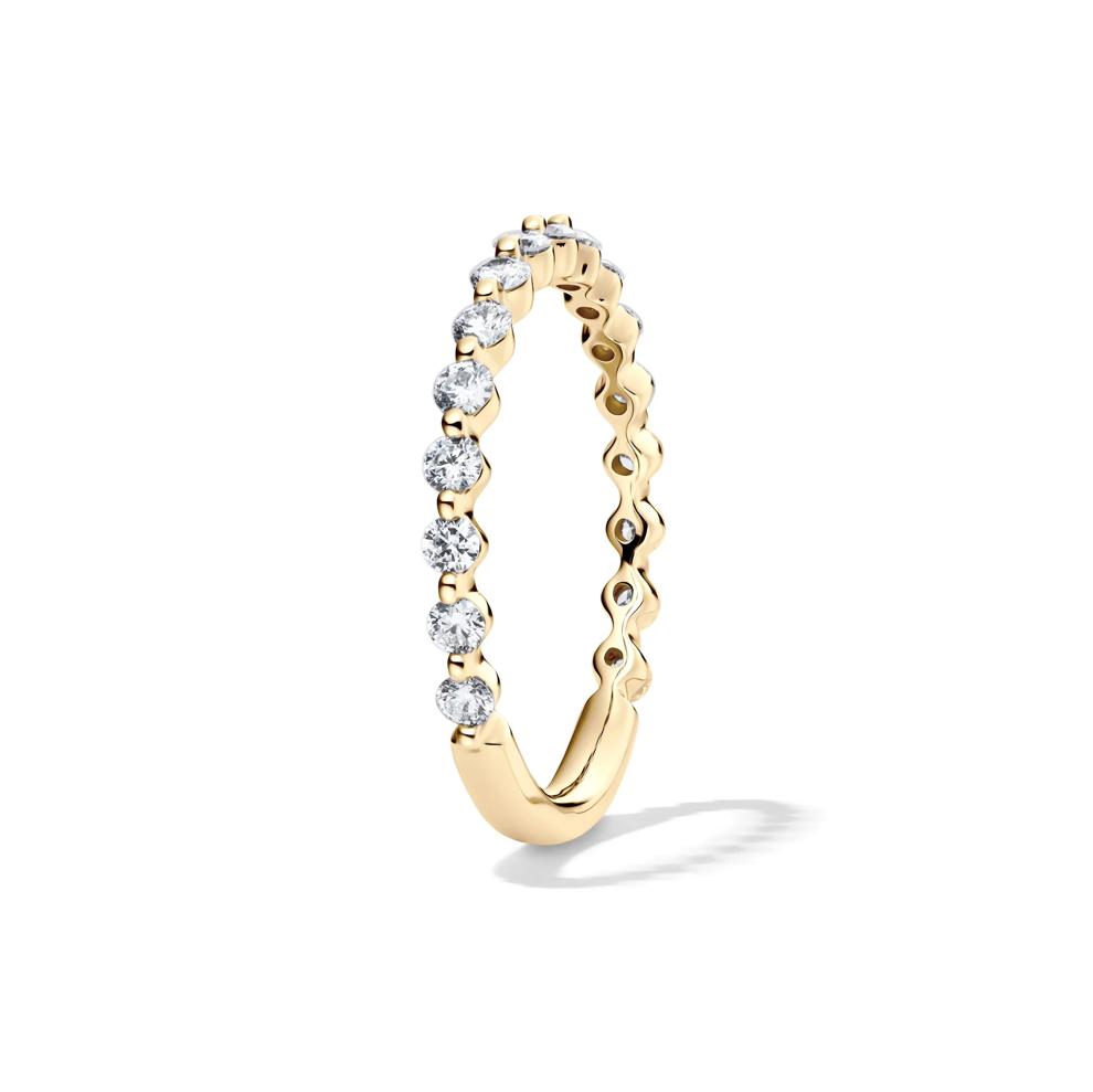 Lab Grown Diamond Wedding Band in 14K Yellow Gold (1/2 ct. tw.) – Image 3 of 4