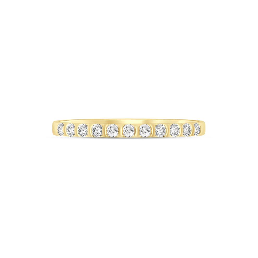 Diamond Band in 10K Yellow Gold (1/7 ct. tw.) – Image 1 of 3