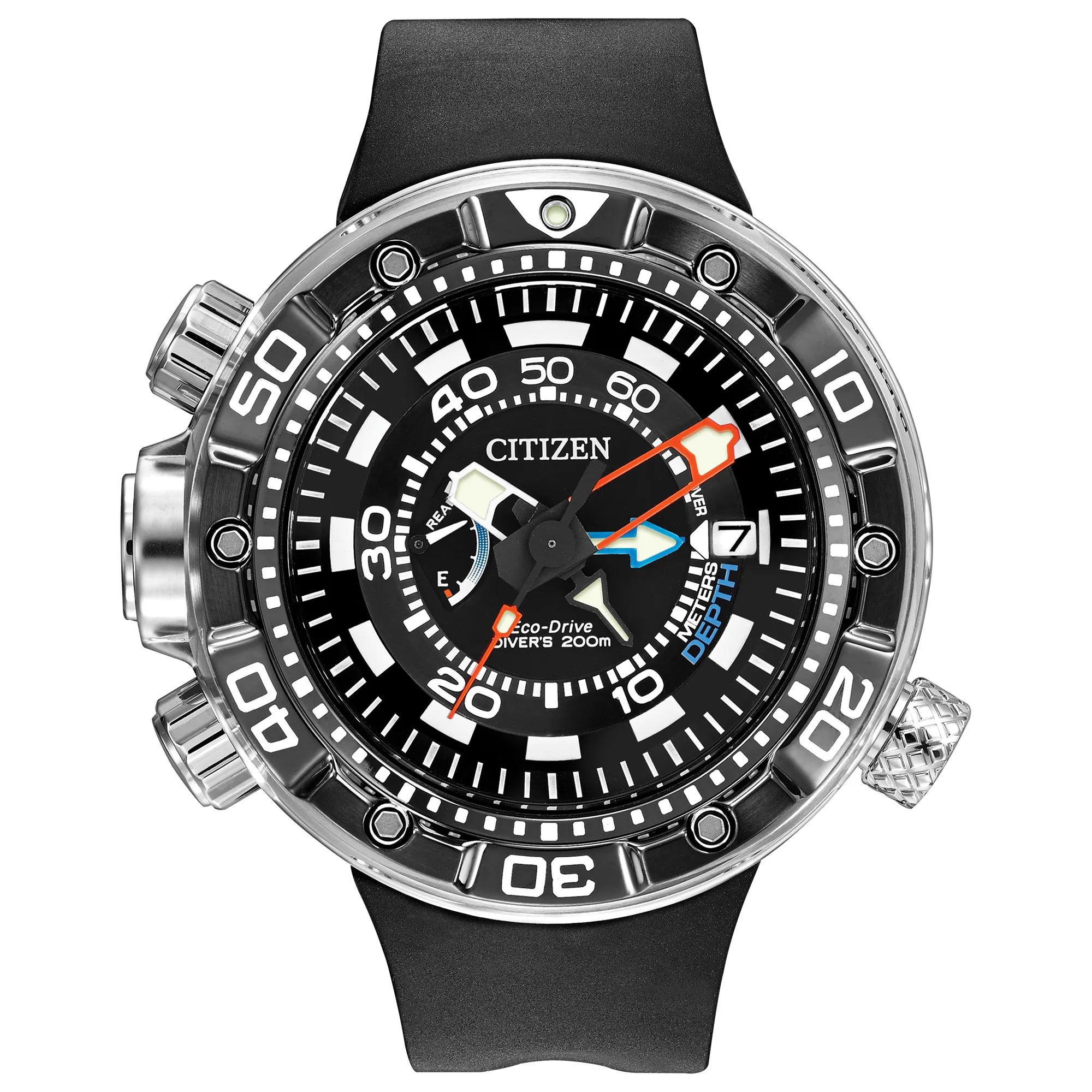 Citizen® Men's Promaster Aqualand Watch in Black Polyurethane and