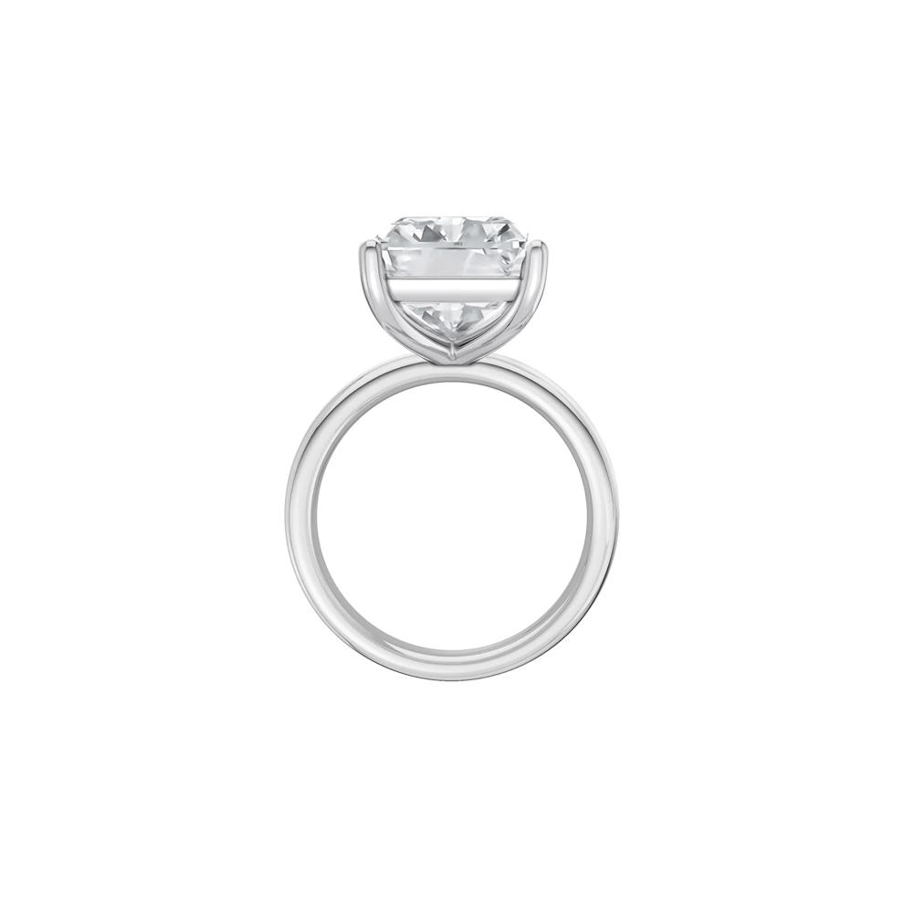 Lab Grown Diamond Radiant-Cut Solitaire Ring in Platinum (9 ct.) – Image 2 of 4