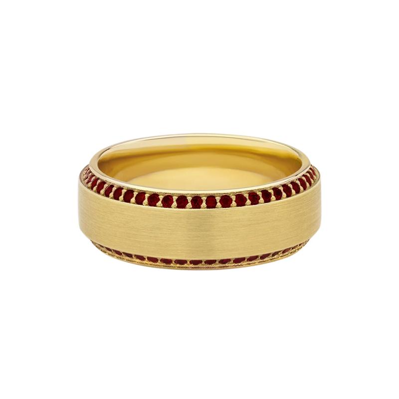 Ruby Eternity Band in 14K Yellow Gold – Image 1 of 3