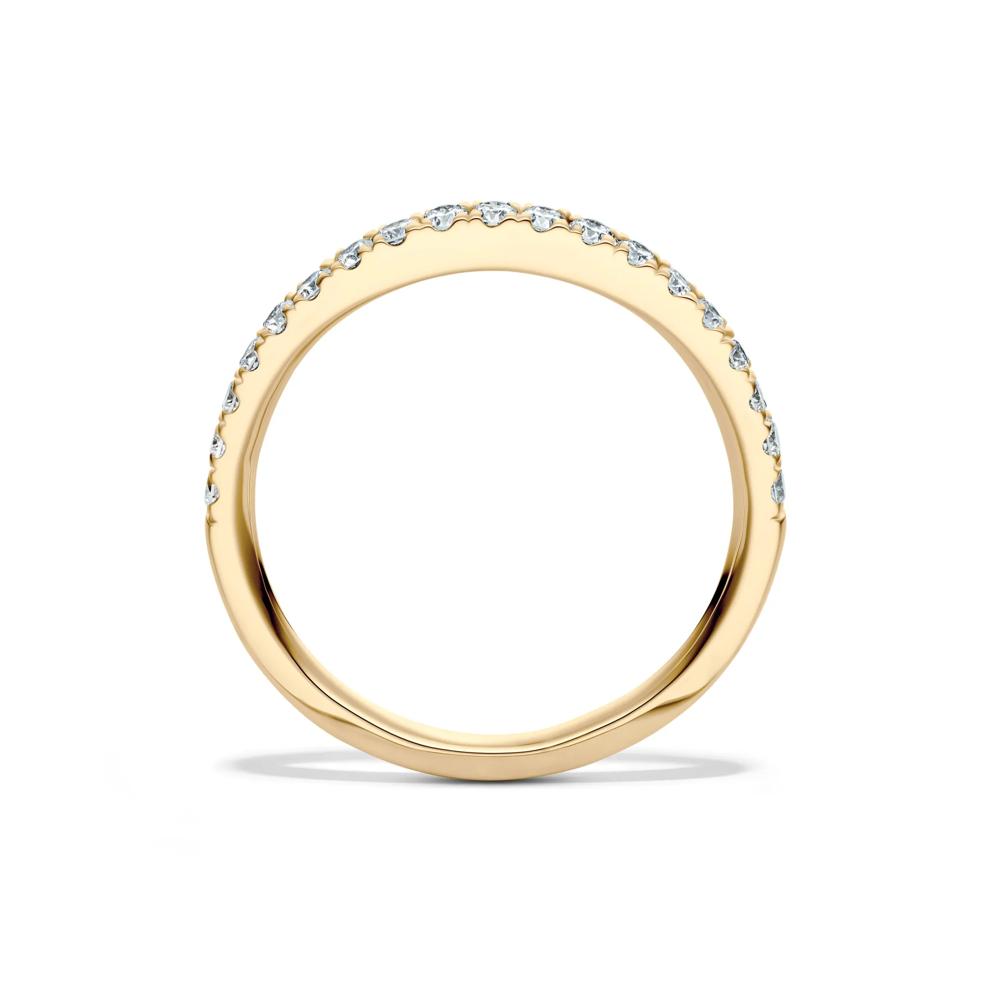 Darling Lab Grown Diamond Anniversary Band in 18K Yellow Gold (1/3 ct. tw.) – Image 2 of 4