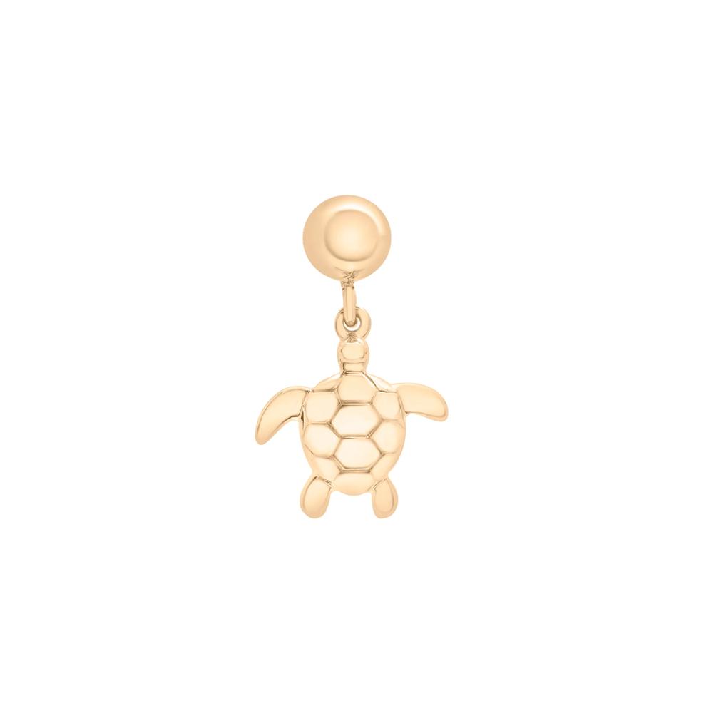 Sea Turtle Bead Charm in Vermeil – Image 1 of 3