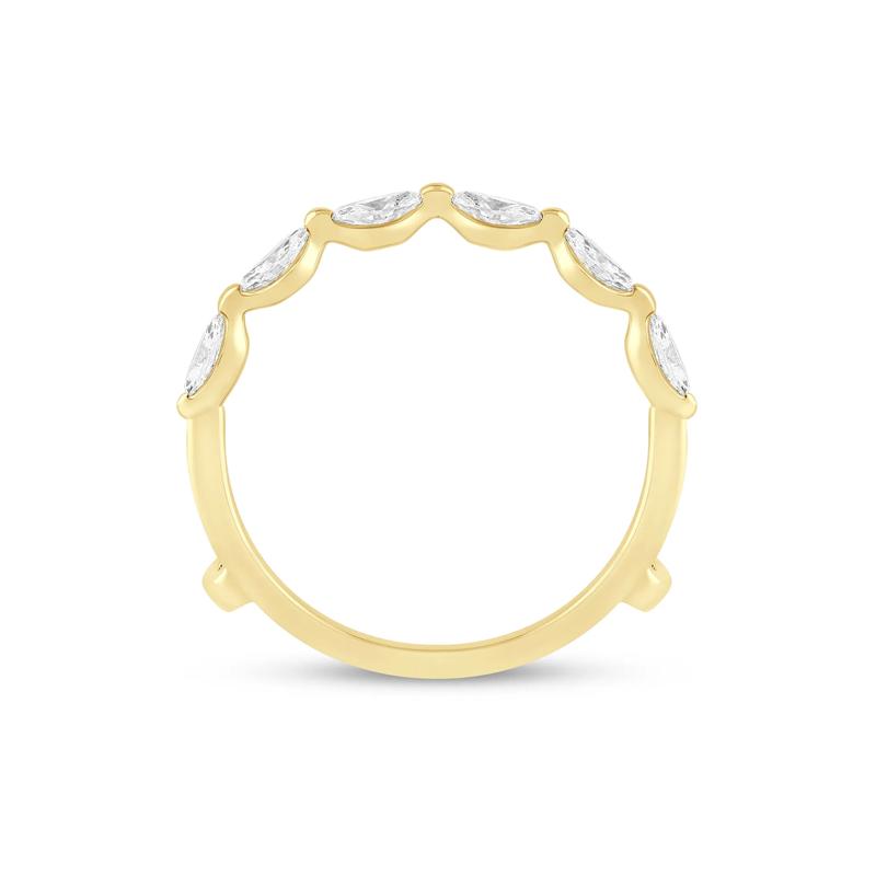Lab Grown Diamond Marquise-Cut Ring Insert in 14K Yellow Gold &#40;1 ct. tw.&#41; – Image 2 of 3