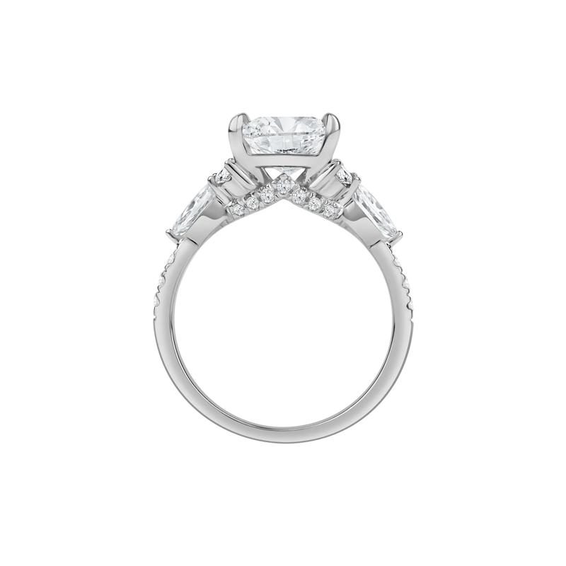 Sage Lab Grown Diamond Engagement Ring in 14K White Gold &#40;3 3/4 ct. tw.&#41; – Image 2 of 5