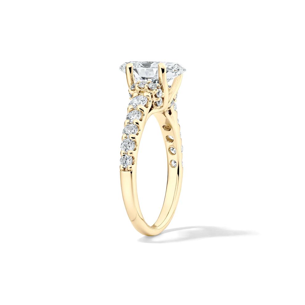 Lab Grown Diamond Engagement Ring in 14K Yellow Gold (2 3/4 ct. tw.) – Image 3 of 4