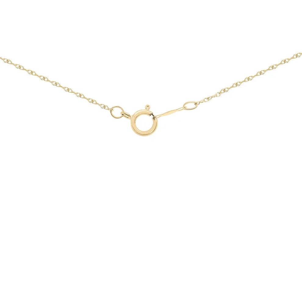 Diamond B Initial Pendant in 10K Yellow Gold (1/10 ct. tw.) – Image 4 of 4