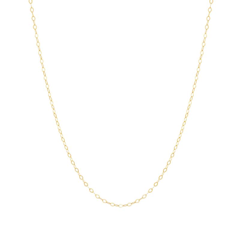 Cable Chain Necklace in 14K Yellow Gold, 17&quot; – Image 1 of 2