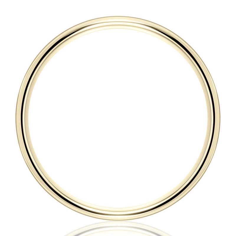 Wedding Band in 14K Yellow Gold, 7MM – Image 2 of 3