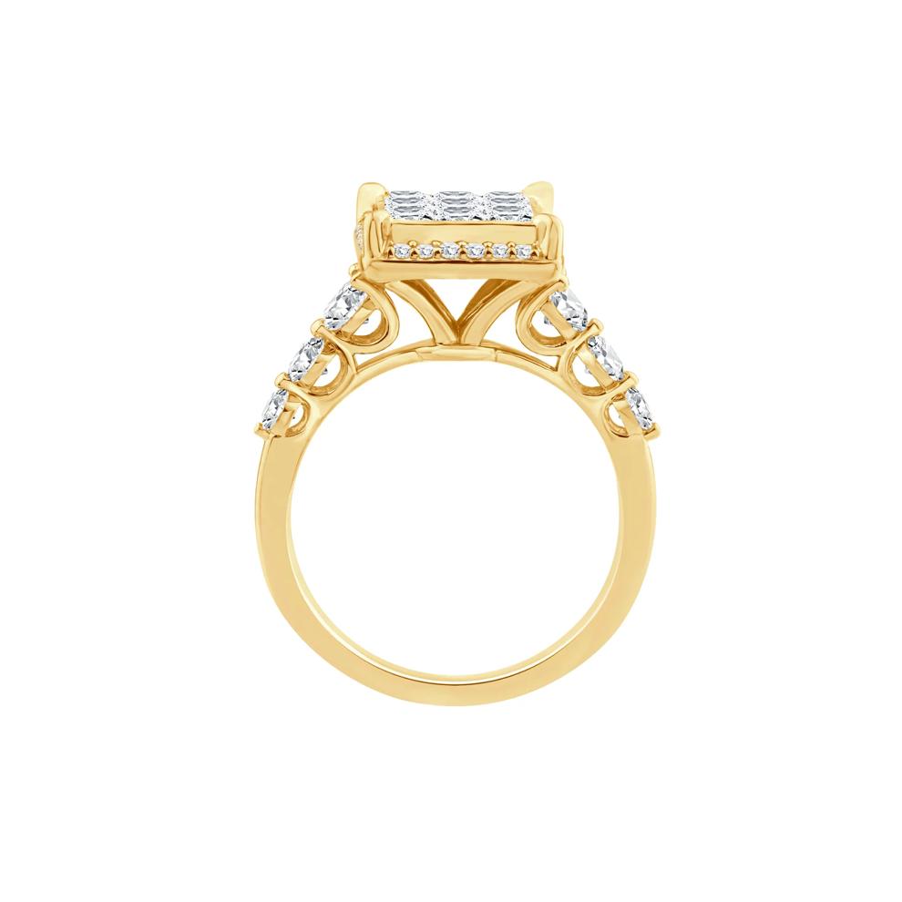Diamond Composite Engagement Ring in 10K Yellow Gold (1 1/2 ct. tw.) – Image 2 of 3