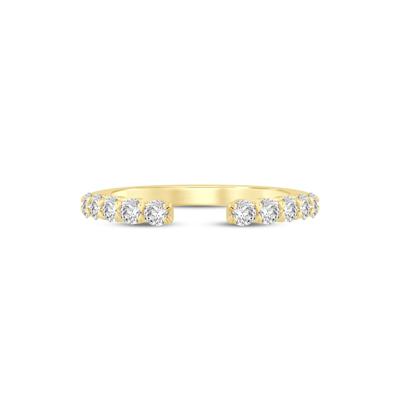 Lab Grown Round Diamond Open Band in 14K Gold (1/2 ct. tw.)