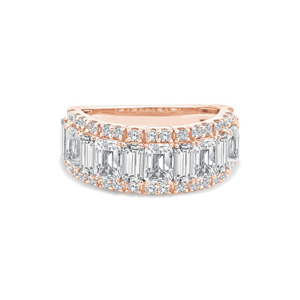 Lab Grown Diamond Band in 10K Rose Gold (3 1/2 ct. tw.) – Image 1 of 4