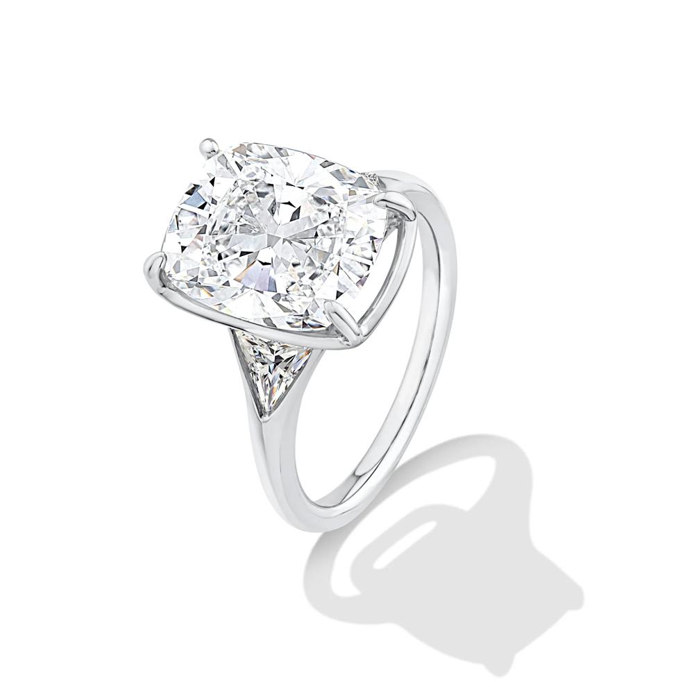 Lab Grown Diamond Engagement Ring in 14K White Gold (6 1/2 ct. tw.) – Image 4 of 4