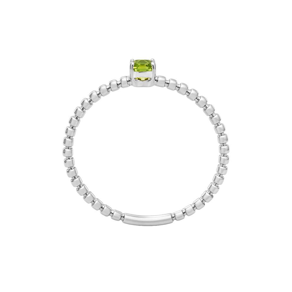 Peridot Beaded Shank Ring in Sterling Silver – Image 2 of 4