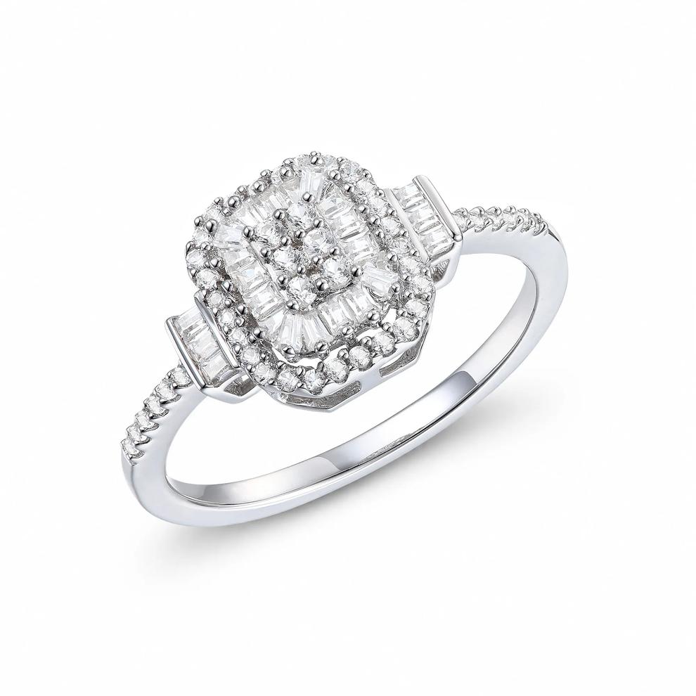 Diamond Promise Ring in Sterling Silver (1/3 ct. tw.) – Image 4 of 4