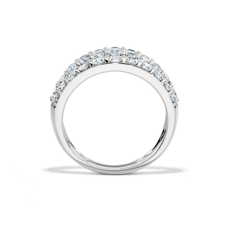 Lab Grown Diamond Three-Row Band in 10K White Gold &#40;1 1/2 ct. tw.&#41; – Image 2 of 4
