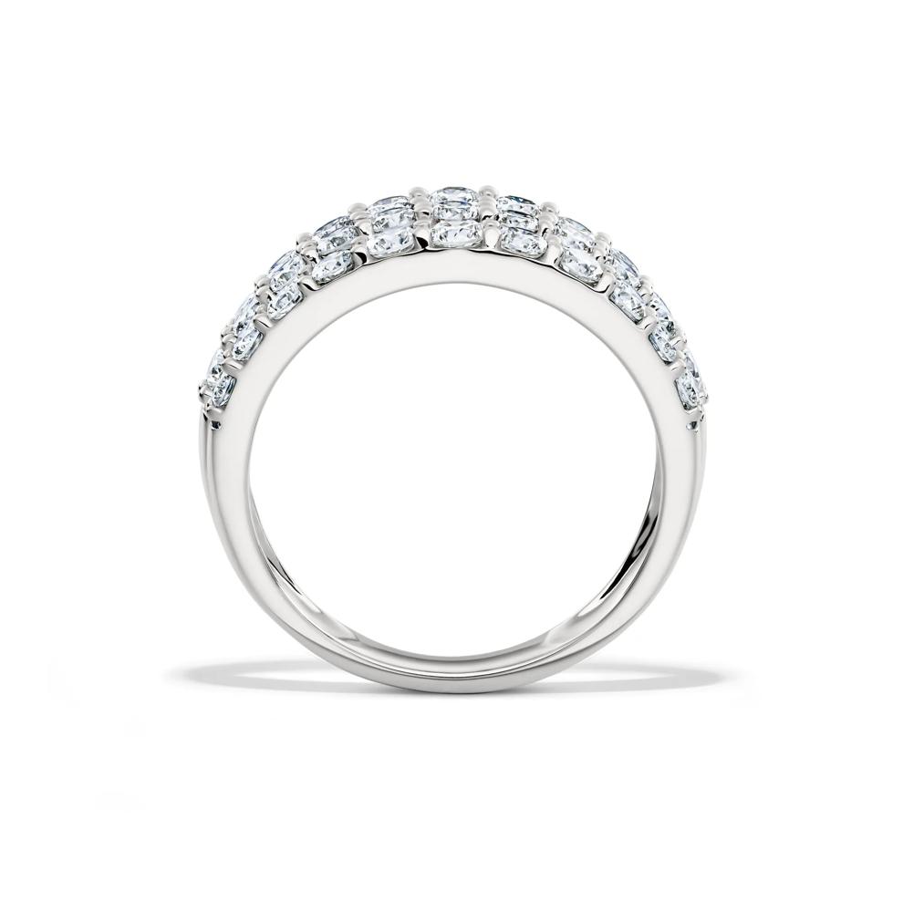 Lab Grown Diamond Three-Row Band in 10K White Gold (1 1/2 ct. tw.) – Image 2 of 4