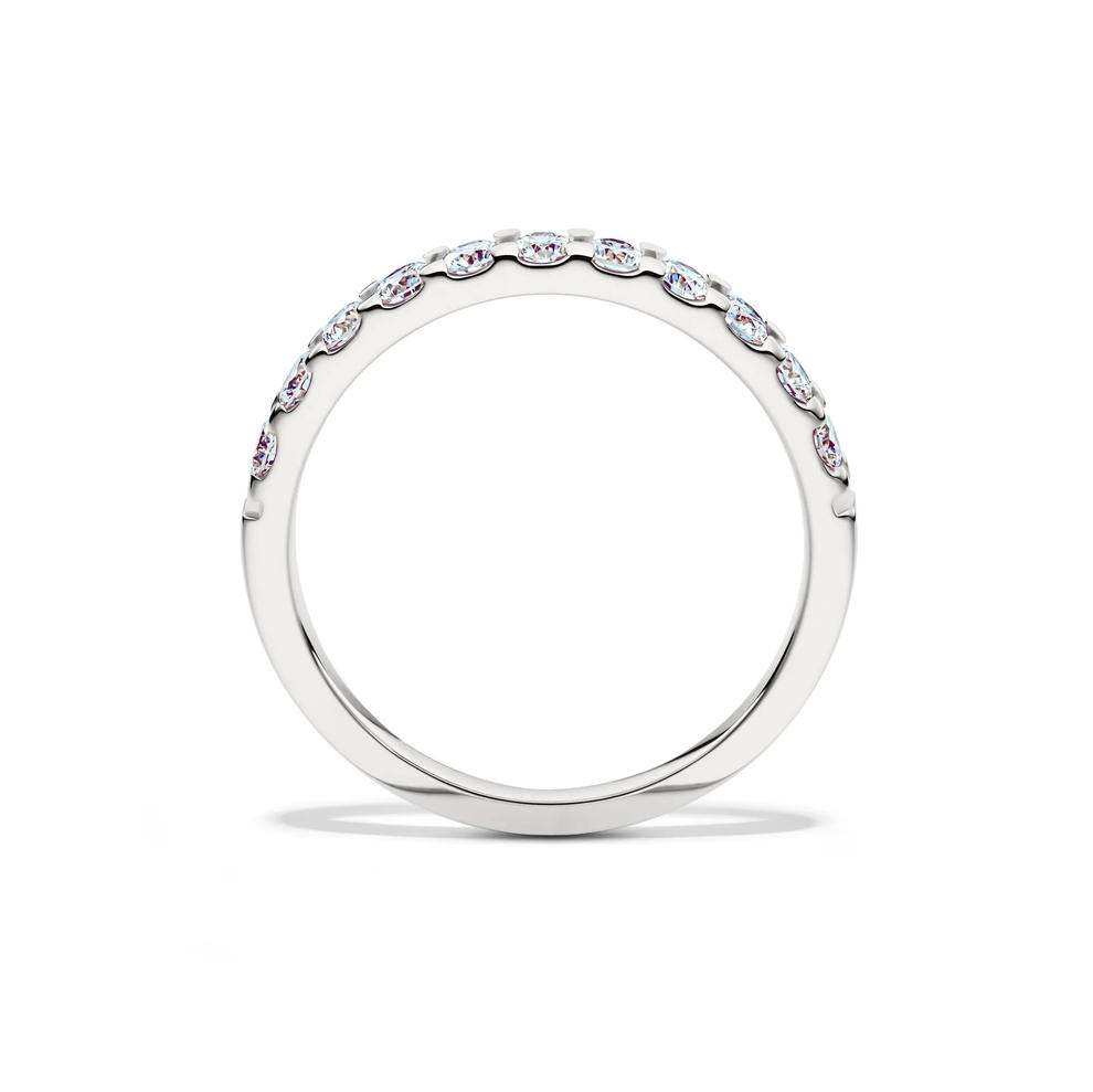 1/2 ct. tw. Lab Grown Diamond Band in 14K White Gold – Image 2 of 5