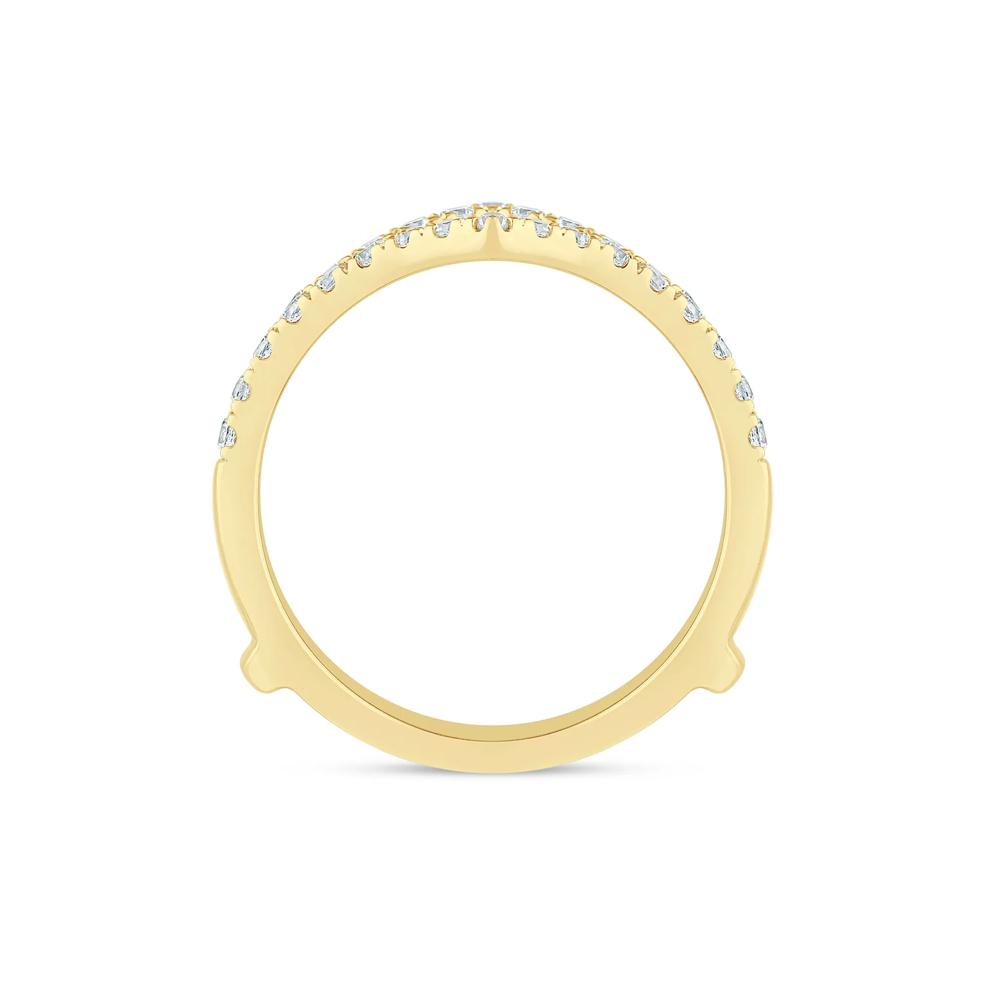 Diamond Chevron Ring Insert in 14K Yellow Gold (1/2 ct. tw.) – Image 2 of 3