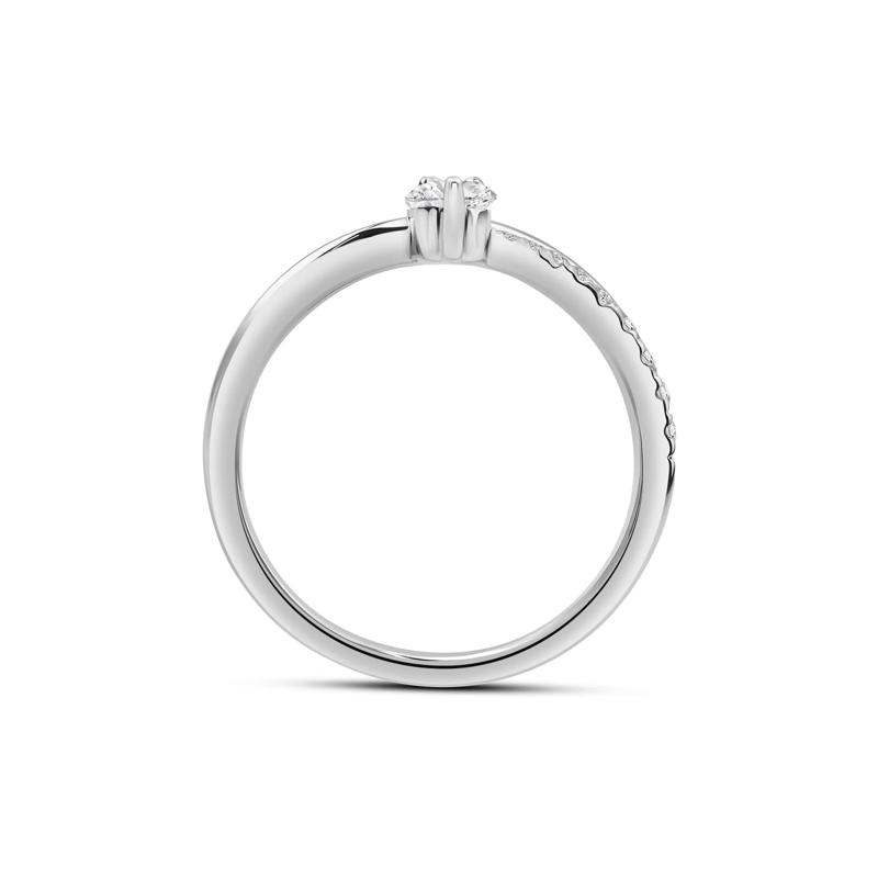 Lab Grown Diamond Ring in 10K White Gold &#40;3/4 ct. tw.&#41; – Image 2 of 3