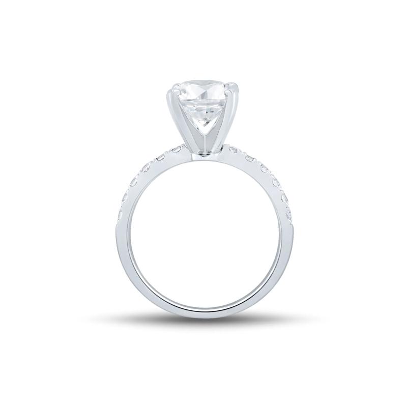 Lab Grown Diamond Semi-Mount Engagement Ring in 14K White Gold &#40;1/3 ct. tw.&#41; &#40;Setting Only&#41; – Image 6 of 6