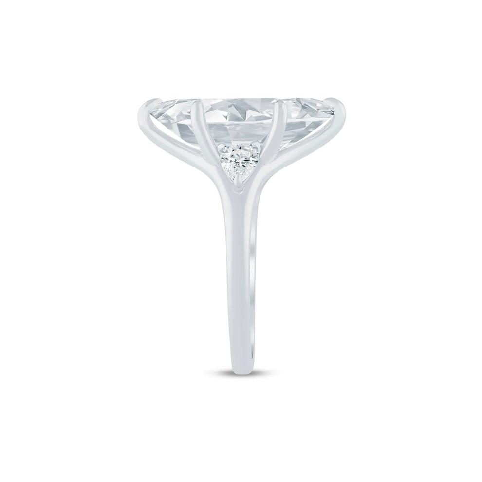 Eileen Lab Grown Diamond Engagement Ring in 14K White  &amp; Yellow Gold (5 1/2 ct. tw.) – Image 3 of 3