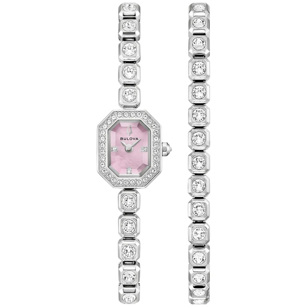Ladies' Classic Crystal Jewelry Style Watch in Stainless Steel – Image 1 of 3
